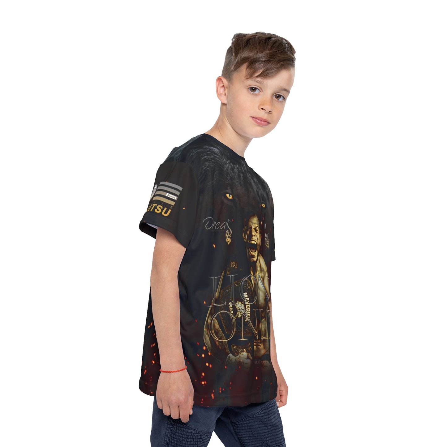 Jared "Spooky Mittenz" Rivera Lions Only Youth T-shirt (Unisex)