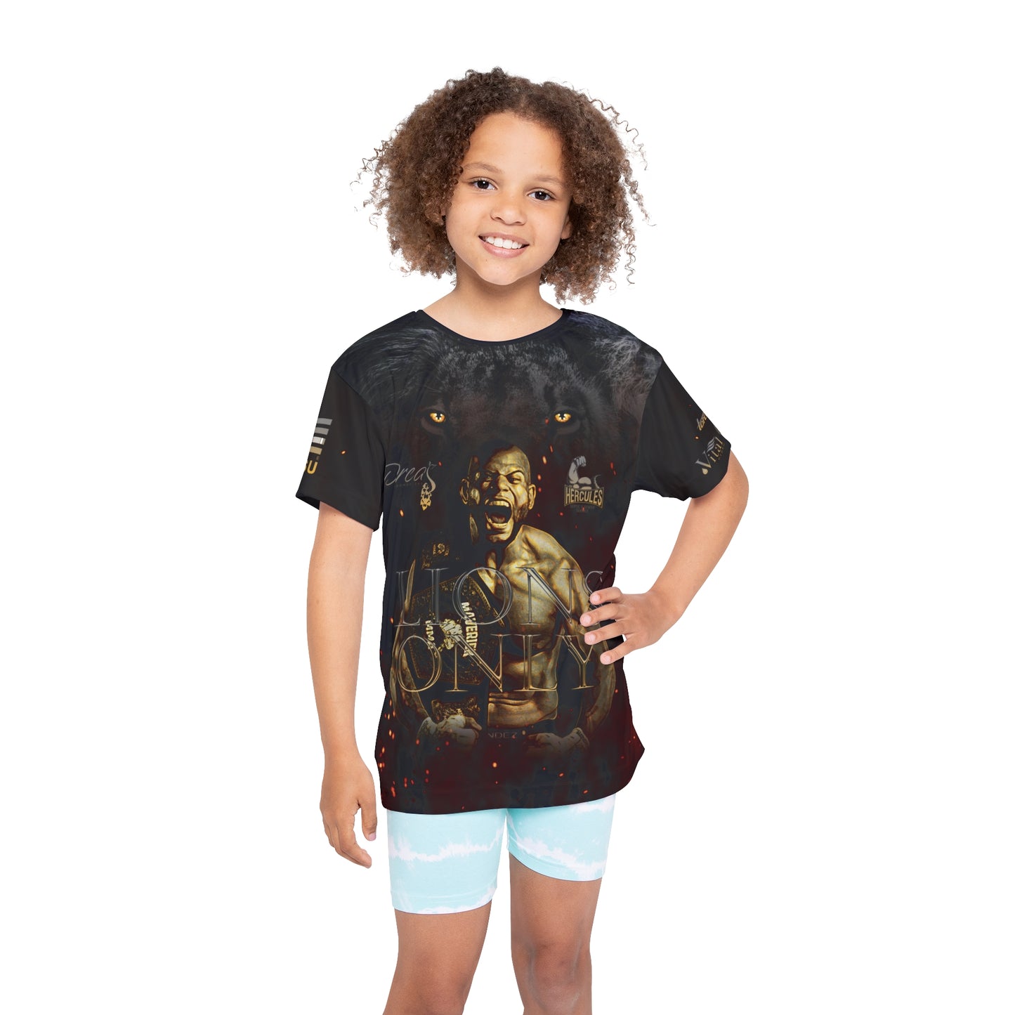 Jared "Spooky Mittenz" Rivera Lions Only Youth T-shirt (Unisex)