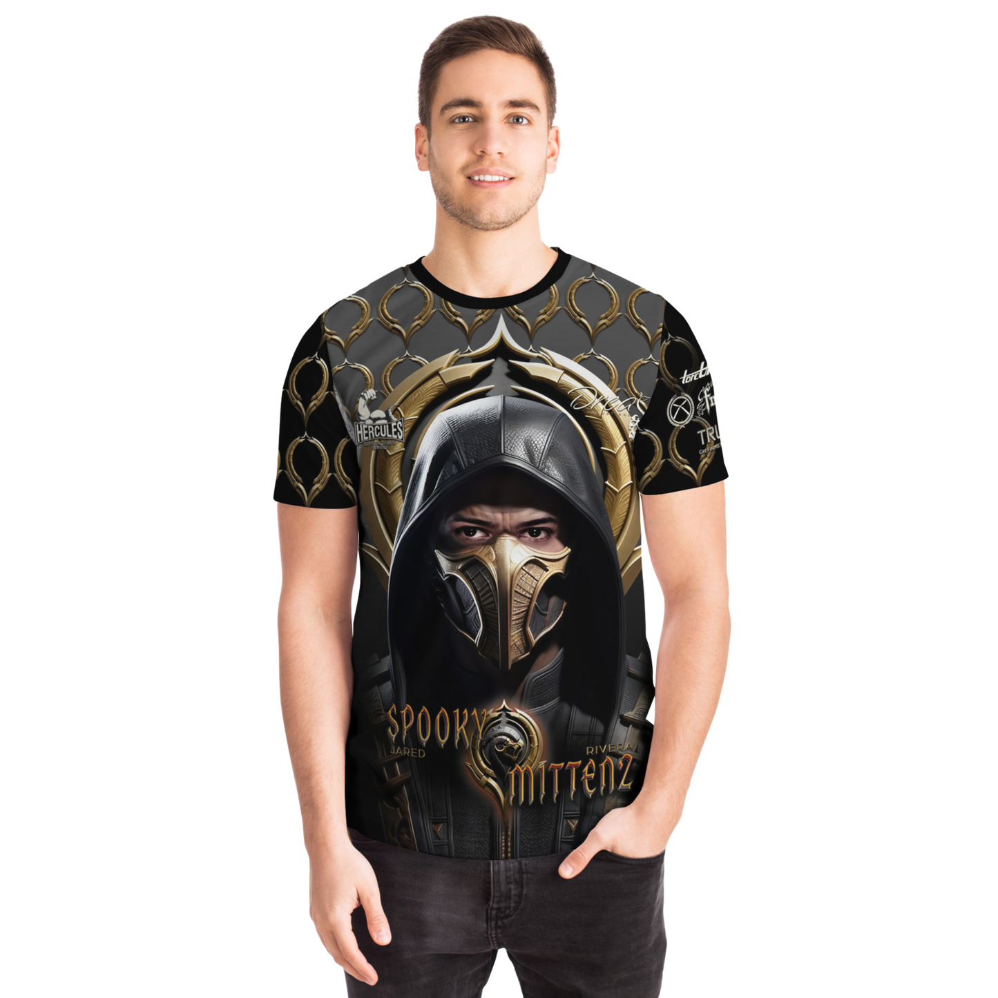 Jared "Spooky Mittenz" Rivera Mortal Adult Uni T-Shirt
