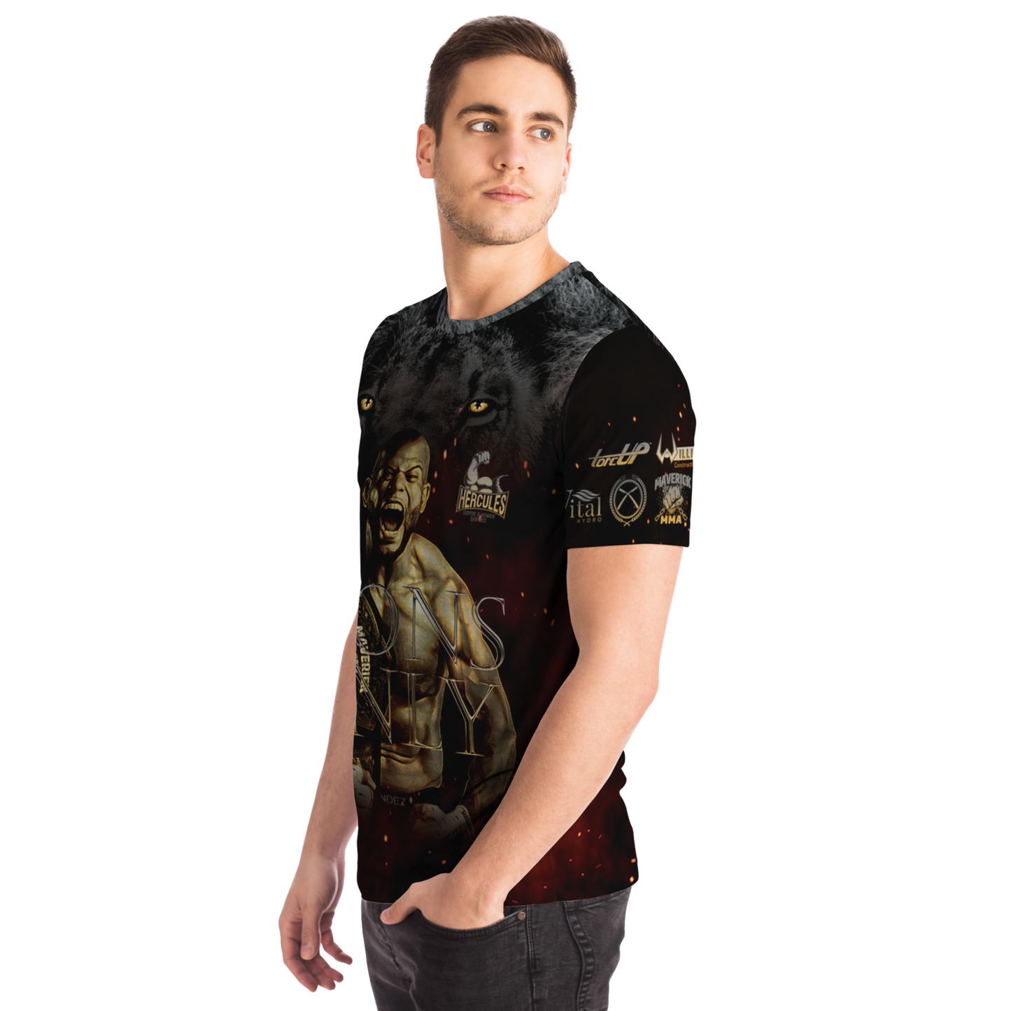 Jared "Spooky Mittenz" Rivera Lions Only T-shirt (Unisex)