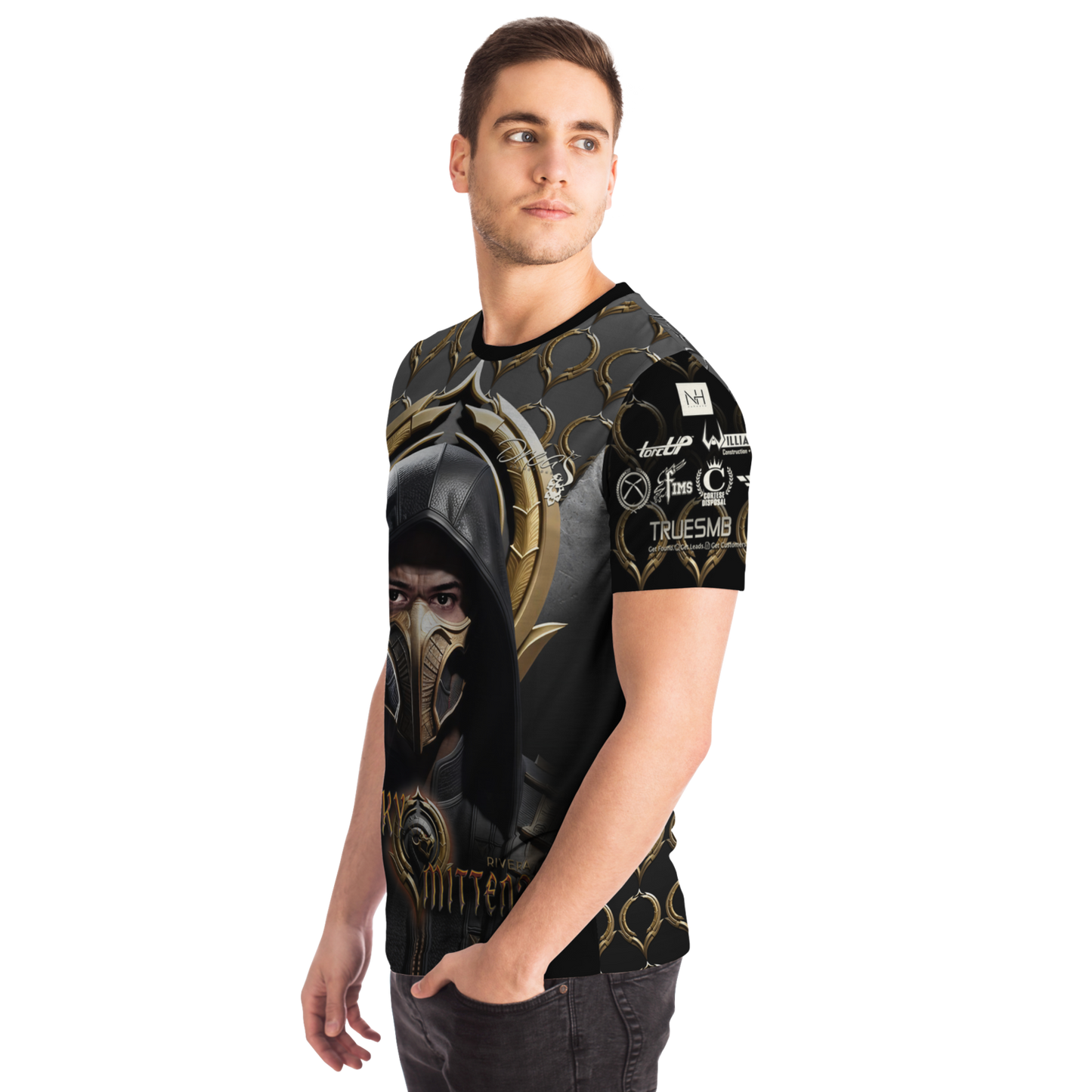 Jared "Spooky Mittenz" Rivera Mortal Adult Uni T-Shirt