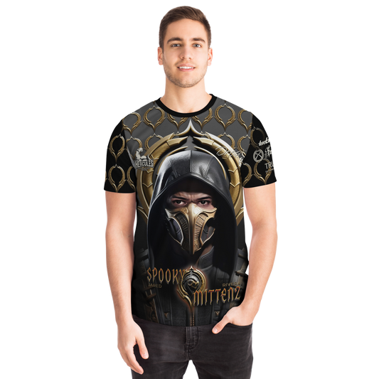 Jared "Spooky Mittenz" Rivera Mortal  Adult Uni T-Shirt