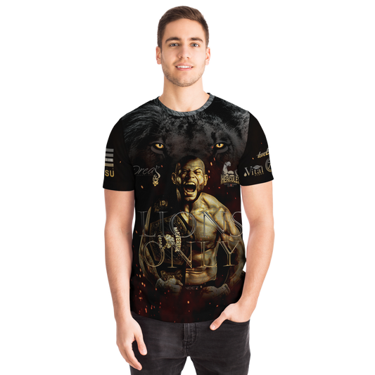 Jared "Spooky Mittenz" Rivera Lions Only T-shirt (Unisex)
