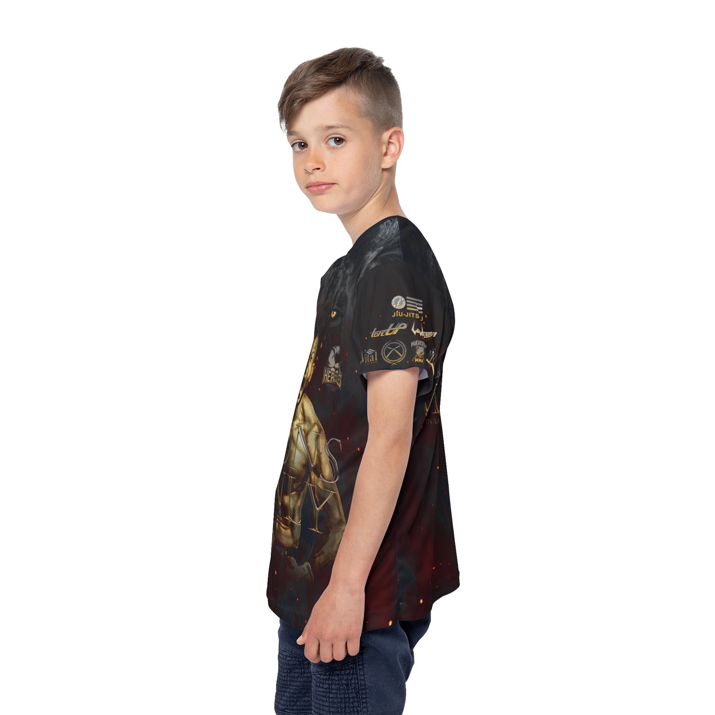 Jared "Spooky Mittenz" Rivera Lions Only Youth T-shirt (Unisex)